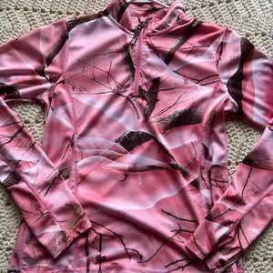 Huntworth Pink Camo Zip-Up